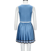 Olivia Rodrigo Good 4 U Cheerleader Blue Skirt Outfits Cosplay Costume